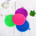 Food Grade Silicone Sponge Mat Cleaning Dish Washing Brush